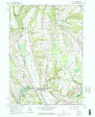 Arkport New York Historical topographic map, 1:24000 scale, 7.5 X 7.5 Minute, Year 1965