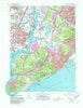 Arthur Kill New York Historical topographic map, 1:24000 scale, 7.5 X 7.5 Minute, Year 1966