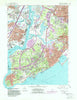 Arthur Kill New York Historical topographic map, 1:24000 scale, 7.5 X 7.5 Minute, Year 1966