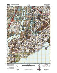 Arthur Kill New York Historical topographic map, 1:24000 scale, 7.5 X 7.5 Minute, Year 2011