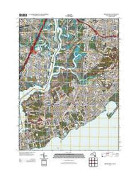 Arthur Kill New York Historical topographic map, 1:24000 scale, 7.5 X 7.5 Minute, Year 2013