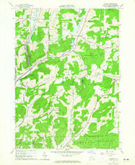 Ashford New York Historical topographic map, 1:24000 scale, 7.5 X 7.5 Minute, Year 1964