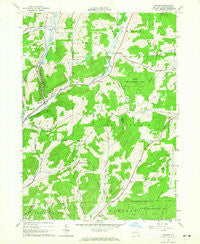 Ashford New York Historical topographic map, 1:24000 scale, 7.5 X 7.5 Minute, Year 1964