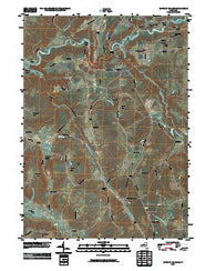 Ashford Hollow New York Historical topographic map, 1:24000 scale, 7.5 X 7.5 Minute, Year 2010