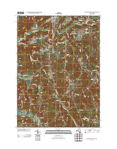 Ashford Hollow New York Historical topographic map, 1:24000 scale, 7.5 X 7.5 Minute, Year 2013