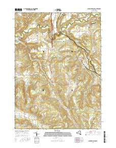 Ashford Hollow New York Current topographic map, 1:24000 scale, 7.5 X 7.5 Minute, Year 2016