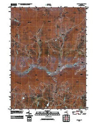 Ashland New York Historical topographic map, 1:24000 scale, 7.5 X 7.5 Minute, Year 2010