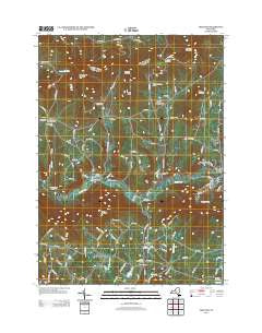 Ashland New York Historical topographic map, 1:24000 scale, 7.5 X 7.5 Minute, Year 2013
