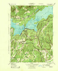 Ashokan New York Historical topographic map, 1:31680 scale, 7.5 X 7.5 Minute, Year 1943