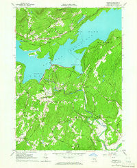 Ashokan New York Historical topographic map, 1:24000 scale, 7.5 X 7.5 Minute, Year 1964