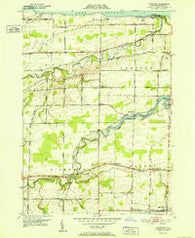 Ashwood New York Historical topographic map, 1:24000 scale, 7.5 X 7.5 Minute, Year 1952
