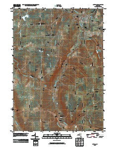 Attica New York Historical topographic map, 1:24000 scale, 7.5 X 7.5 Minute, Year 2010