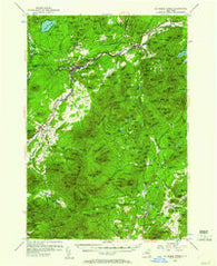 Au Sable Forks New York Historical topographic map, 1:62500 scale, 15 X 15 Minute, Year 1953