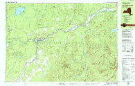 Au Sable Forks New York Historical topographic map, 1:25000 scale, 7.5 X 15 Minute, Year 1978