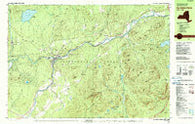 Au Sable Forks New York Historical topographic map, 1:25000 scale, 7.5 X 15 Minute, Year 1978