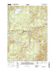 Au Sable Forks New York Current topographic map, 1:24000 scale, 7.5 X 7.5 Minute, Year 2016