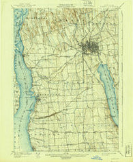 Auburn New York Historical topographic map, 1:62500 scale, 15 X 15 Minute, Year 1902