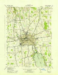 Auburn New York Historical topographic map, 1:31680 scale, 7.5 X 7.5 Minute, Year 1943