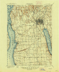 Auburn New York Historical topographic map, 1:62500 scale, 15 X 15 Minute, Year 1902