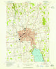 Auburn New York Historical topographic map, 1:24000 scale, 7.5 X 7.5 Minute, Year 1954
