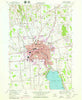 Auburn New York Historical topographic map, 1:24000 scale, 7.5 X 7.5 Minute, Year 1954