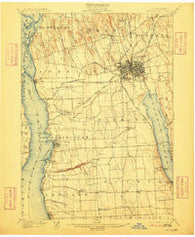 Auburn New York Historical topographic map, 1:62500 scale, 15 X 15 Minute, Year 1902