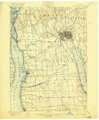 Auburn New York Historical topographic map, 1:62500 scale, 15 X 15 Minute, Year 1902