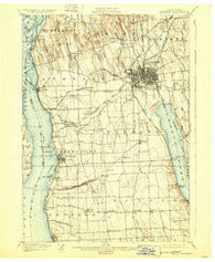 Auburn New York Historical topographic map, 1:62500 scale, 15 X 15 Minute, Year 1902