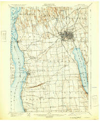 Auburn New York Historical topographic map, 1:62500 scale, 15 X 15 Minute, Year 1902