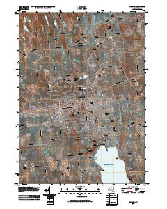 Auburn New York Historical topographic map, 1:24000 scale, 7.5 X 7.5 Minute, Year 2010