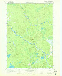 Augerhole Falls New York Historical topographic map, 1:24000 scale, 7.5 X 7.5 Minute, Year 1970