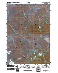Augerhole Falls New York Historical topographic map, 1:24000 scale, 7.5 X 7.5 Minute, Year 2010