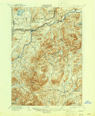 Ausable New York Historical topographic map, 1:62500 scale, 15 X 15 Minute, Year 1903