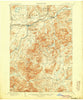 Ausable New York Historical topographic map, 1:62500 scale, 15 X 15 Minute, Year 1903