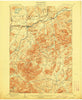 Ausable New York Historical topographic map, 1:62500 scale, 15 X 15 Minute, Year 1903