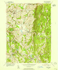 Averill Park New York Historical topographic map, 1:24000 scale, 7.5 X 7.5 Minute, Year 1953