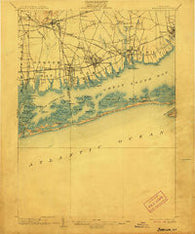 Babylon New York Historical topographic map, 1:62500 scale, 15 X 15 Minute, Year 1903