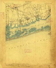 Babylon New York Historical topographic map, 1:62500 scale, 15 X 15 Minute, Year 1903