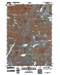 Bad Luck Mountain New York Historical topographic map, 1:24000 scale, 7.5 X 7.5 Minute, Year 2010