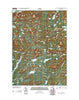 Bad Luck Mountain New York Historical topographic map, 1:24000 scale, 7.5 X 7.5 Minute, Year 2013