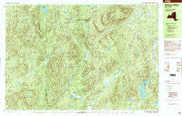 Bakers Mills New York Historical topographic map, 1:25000 scale, 7.5 X 15 Minute, Year 1997