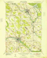 Baldwinsville New York Historical topographic map, 1:24000 scale, 7.5 X 7.5 Minute, Year 1948