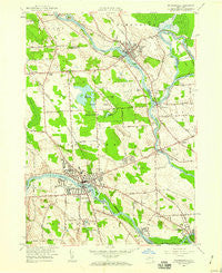 Baldwinsville New York Historical topographic map, 1:24000 scale, 7.5 X 7.5 Minute, Year 1957