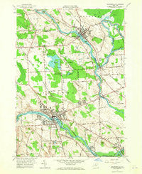 Baldwinsville New York Historical topographic map, 1:24000 scale, 7.5 X 7.5 Minute, Year 1957