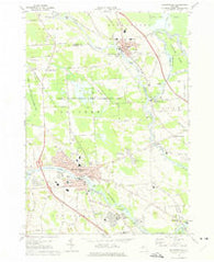 Baldwinsville New York Historical topographic map, 1:24000 scale, 7.5 X 7.5 Minute, Year 1973