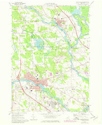 Baldwinsville New York Historical topographic map, 1:24000 scale, 7.5 X 7.5 Minute, Year 1973