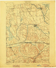 Baldwinsville New York Historical topographic map, 1:62500 scale, 15 X 15 Minute, Year 1900