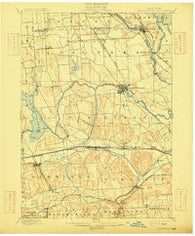 Baldwinsville New York Historical topographic map, 1:62500 scale, 15 X 15 Minute, Year 1900