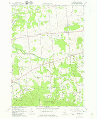 Bangor New York Historical topographic map, 1:24000 scale, 7.5 X 7.5 Minute, Year 1964