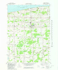Barker New York Historical topographic map, 1:25000 scale, 7.5 X 7.5 Minute, Year 1980